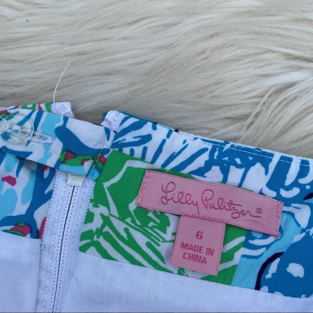 Lilly Pulitzer Marigold Patchwork skort 6 - Picture 6 of 6